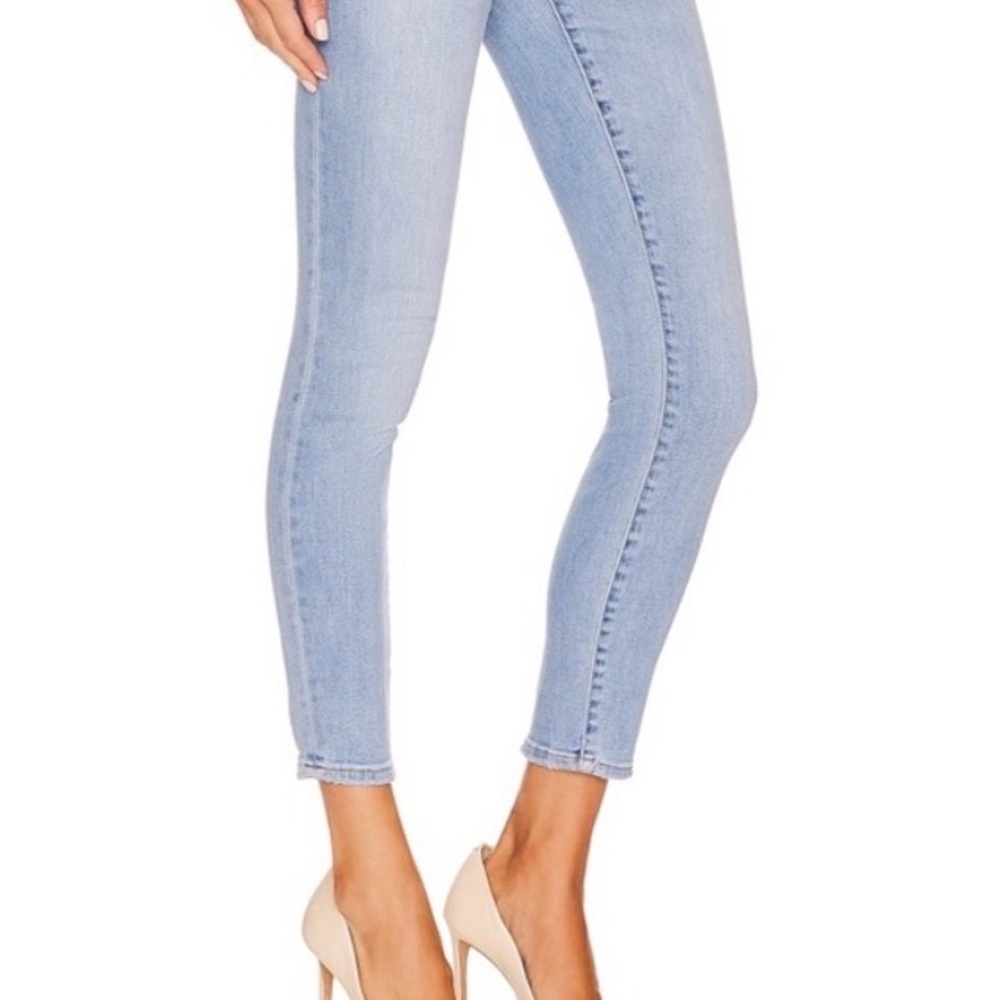 Hatch Maternity Light Blue Skinny Jeans for Women under belly size 28